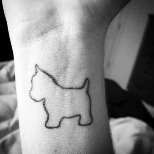 A little silhouette I got when my best four-legged friend passed away.—morganp4b