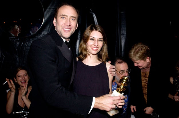 Nicolas Cage y Sofia Coppola.