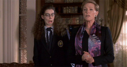 Don't change your face. Hold it there and stare. Work that double chin!