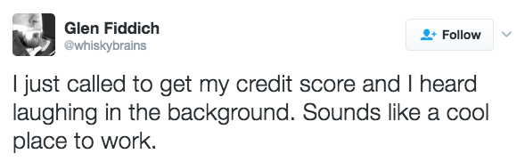 Though you don't fully know how that's actually calculated. But then again, does anyone?