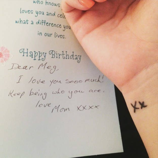 My mom’s kisses.—megb49