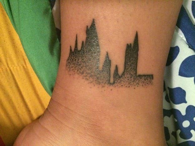 The outline of Hogwarts.—imerika
