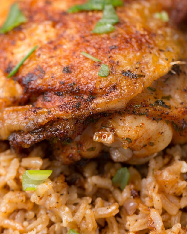 Paprika Chicken And Rice Bake