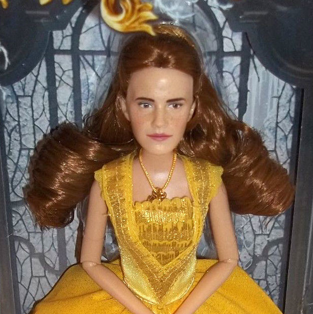 Emma Watson Fuck Dog - An Artist Repainted Emma Watson's Belle Doll And OMG It Looks Amazing -  bethanycoopz