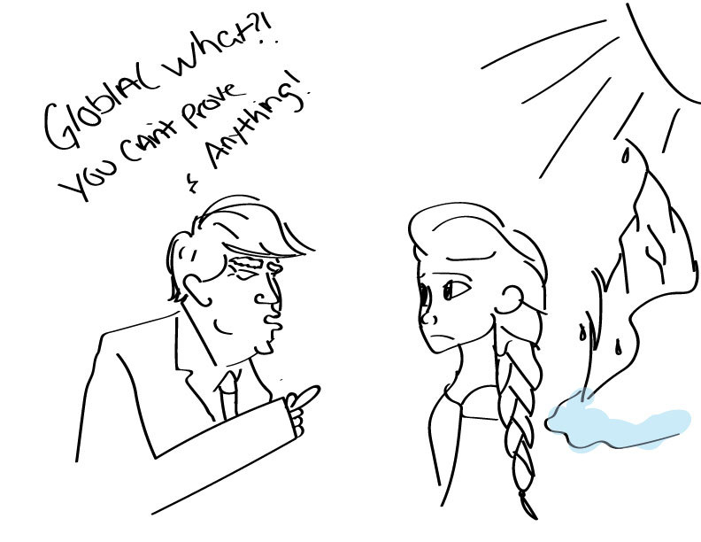 Trump: Global what? You can't prove anything!