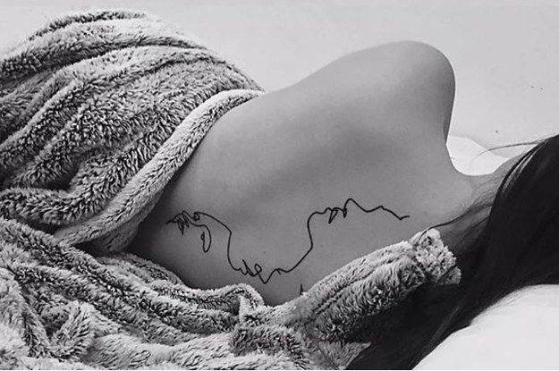 One Line Tattoo | Mo ganji, Incredible tattoos, Line tattoos