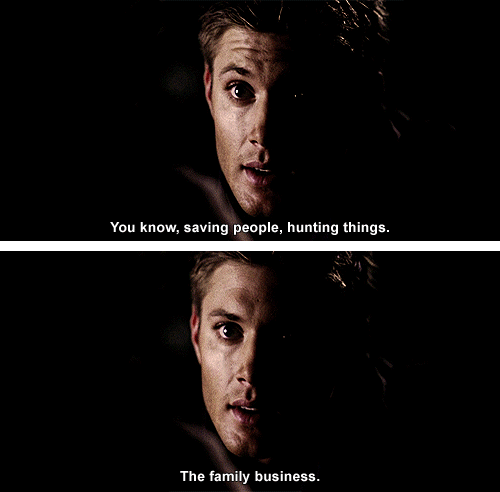 "Even the show is about fighting supernatural beings, the emotions of the characters really mean a lot to me. I struggle with a lot of mental problems and seeing both Sam and Dean go through horrible things and persevering really inspires/motivates me."—BriannaCatalinottoWatch it Thursdays at 8 p.m. ET on the CW or watch past seasons on Netflix.