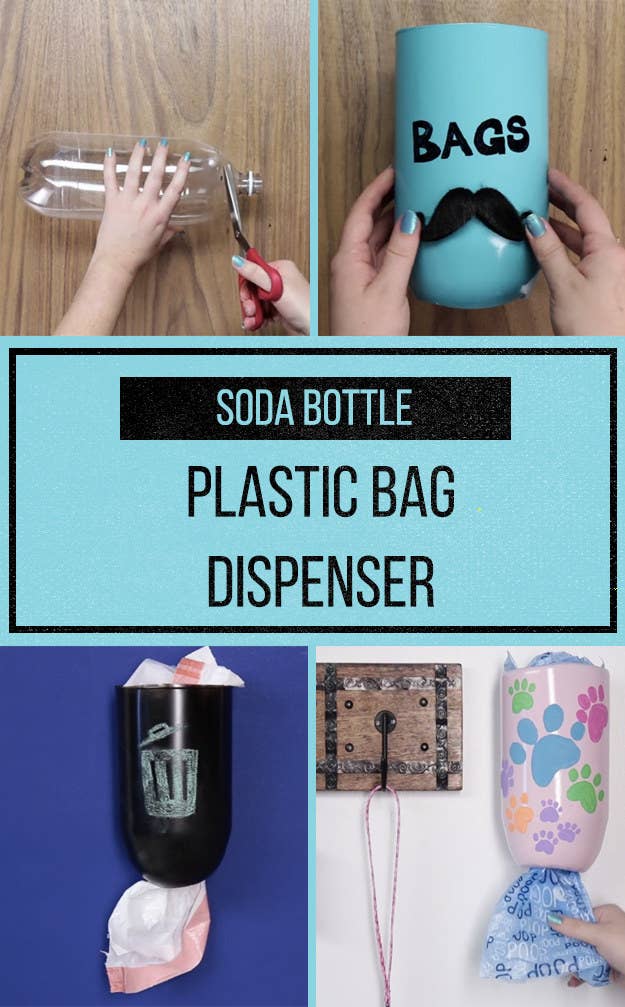 This Genius DIY Disguises All Your Plastic Bags In An Upcycled Soda Bottle