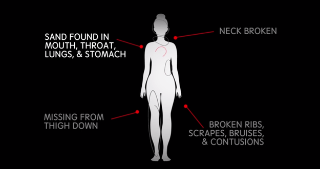 One day later, a formal autopsy was performed by Brian Blackbourne. Blackbourne determined that Von Emster was alive when the injuries were inflicted, but agreed that it was likely a shark attack.