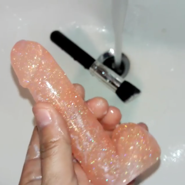 But wait, there's more! If you don't want a gym rat cleaning your brushes, their Unicorn Dick soap is a great alternative.