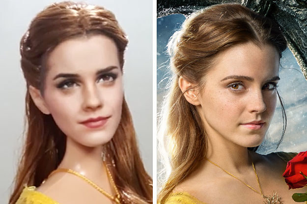 An Artist Fixed The Emma Watson Belle Doll And Now It