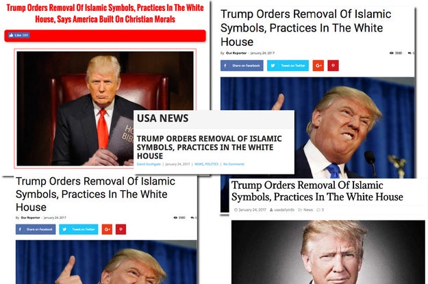 The hoax was soon picked up by other websites — and those versions of the hoax also did well on Facebook. The Oriental Times, a site based in Nigeria, got more than 50,000 engagements for its copy of it. USADailyInfo.com generated more than 45,000 engagements for its story.