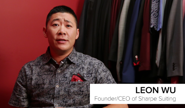 The founder of Sharpe Suiting, Leon Wu, explained that they make custom suits for people, "no matter how you identify." He had each person sit down with a designer to put together a look that matched their personality and style.