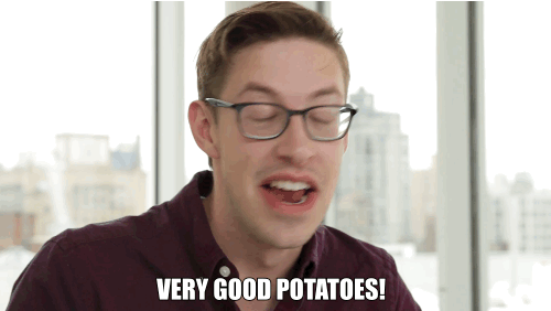 "But I was very sure that I liked the potatoes! I'm gonna choose that I'm not wrong!"