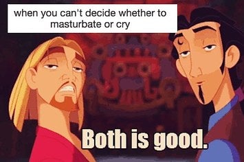 We Need To Talk About Sadsturbation
