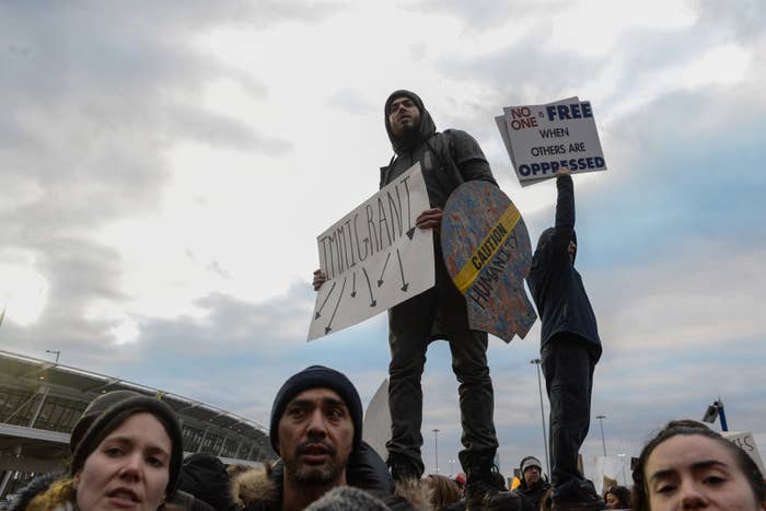 Here Are Some Of The Most Powerful Images From Airport Protests Across ...