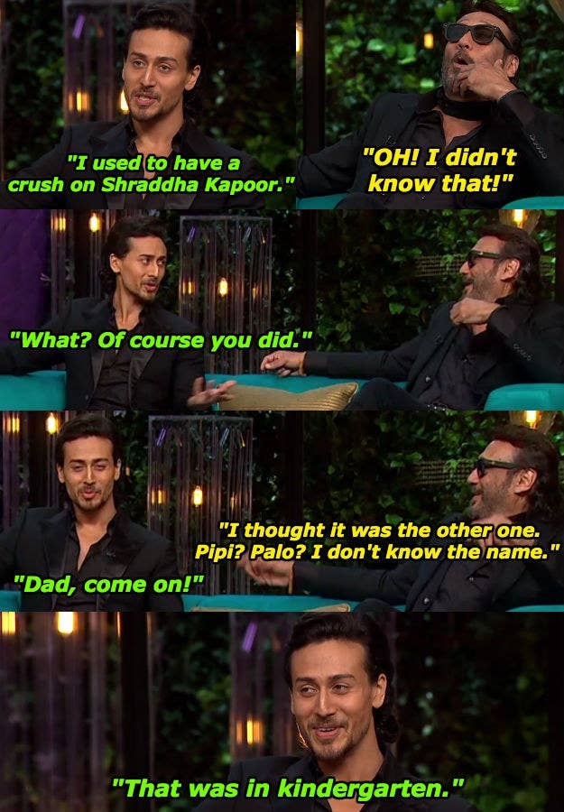 13 Hilarious Moments From Tiger And Jackie Shroff S Koffee With Karan Episode On tonight's episode of koffee with karan, father and son jackie shroff and tiger shroff graced the couch for the first time ever. koffee with karan episode