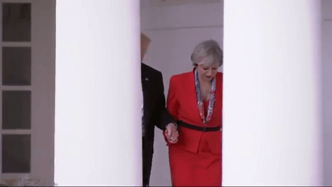 "Downing Street officials claimed the president's phobia of stairs and slopes led him to grab the prime minister's hand as they walked down a ramp at the White House," the paper claimed.And in an article from the Washington Post from earlier this week, a White House source "dismissively predicted'" that Trump would rarely climb a flight of stairs. However, they did not mention a phobia.