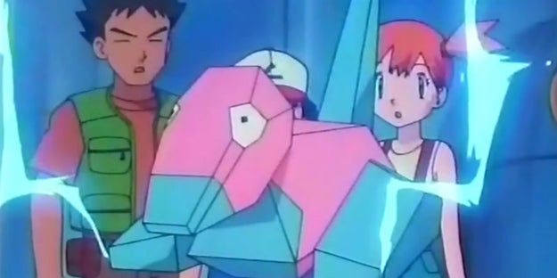 It was also the last time the Pokémon Porygon was ever featured in the anime, after the episode "Dennō Senshi Porygon" caused seizures amongst viewers.