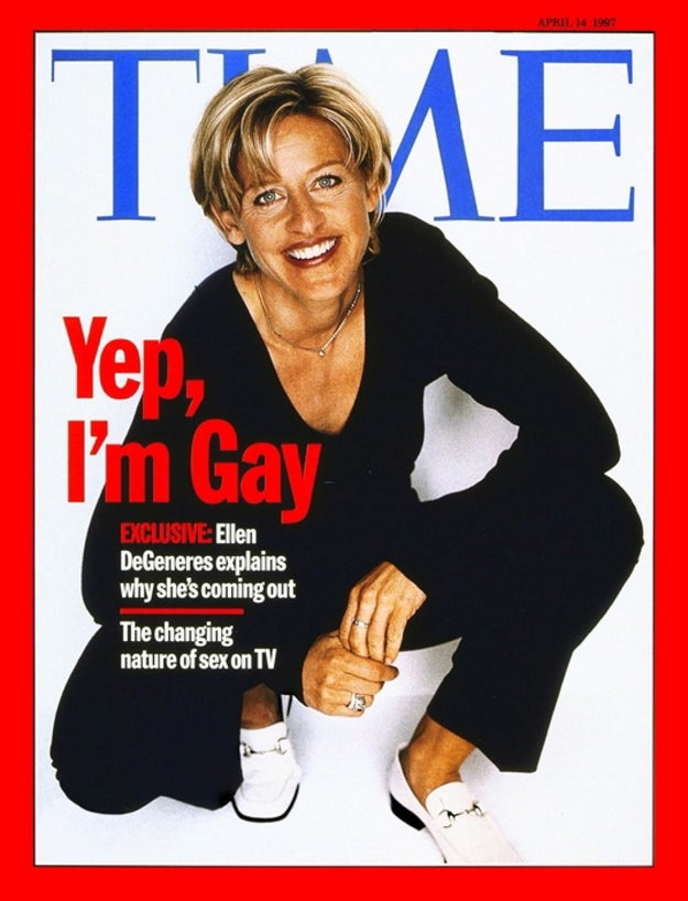 In April, it'll have been 20 whole years since Ellen DeGeneres came out to the world on that iconic Time cover.