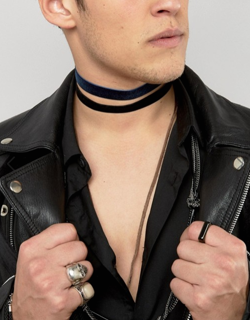 In case you were wondering about the fragile state of masculinity: Asos is now selling chokers JUST FOR MEN.