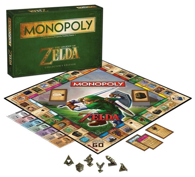 Los fans de Zelda y de Monopoly se volverán locos cuando descubran este juego de mesa ($607).