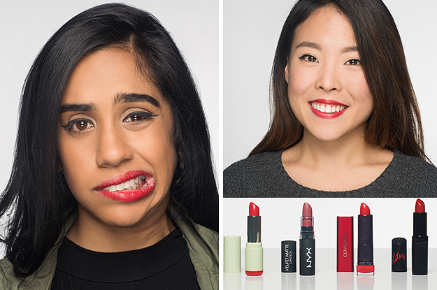 Here's How Different Shades Of Red Lipstick Look On 4 Women