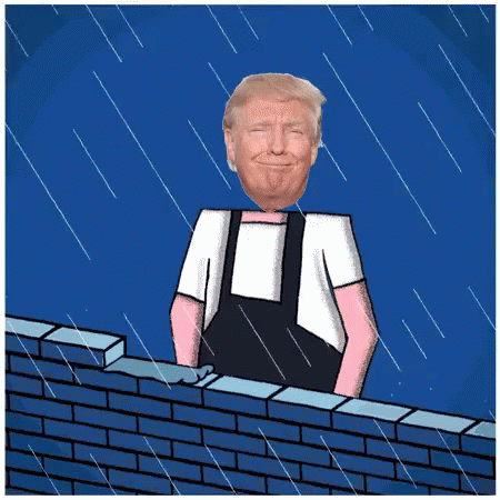 “I will build a great wall – and nobody builds walls better than me, believe me – and I’ll build them very inexpensively." -Trump 2016