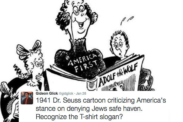 This Is Why People Are Sharing Dr Seuss Cartoons In Response To The Refugee Ban