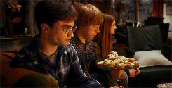 There is a popular sentiment amongst Potterheads that every second of the Harry Potter movies have been created into GIFs (that is a total 19 hours and 40 minutes, if you were wondering). This might sound crazy, until you search up "Harry Potter GIF" on Tumblr and see the never ending feed. Also, coming across something as seemingly insignificant as a GIF of Ron eating cookies, you start to believe this sentiment. Tumblr gathers the most dedicated Potterheads for endless late nights of laughing at GIF-sets.
