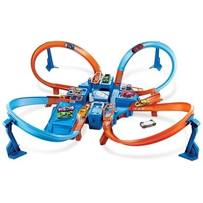 Found out your kid is also a motor head just like you. We have the perfect stuff to gift your kid. ‘The Hot Wheels’… Fire up the race track and burn some rubber. The tracks along with the set would be jumbled allowing your kids to create their own one. Make the track more interesting by placing random stuffs and have rival matches with your kids. ‘Worth every penny’!!!From Where You Can Purchase: http://hotwheels.mattel.com/shop/en-us/hw/hot-wheels-criss-cross-crash-track-set-dtn42#BVMattel