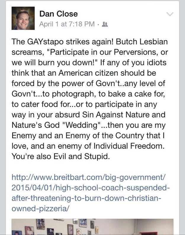 The posts also repeatedly refer to LGBT activists or LGBT people referenced in news stories as the “gaystapo.”