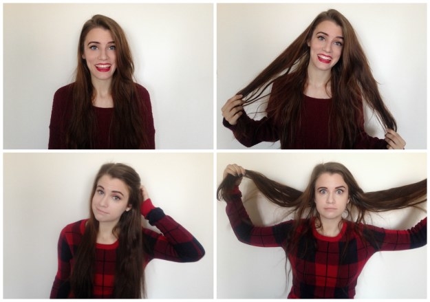 Behold, our natural hair in all its uncurled glory. Do not be afraid.