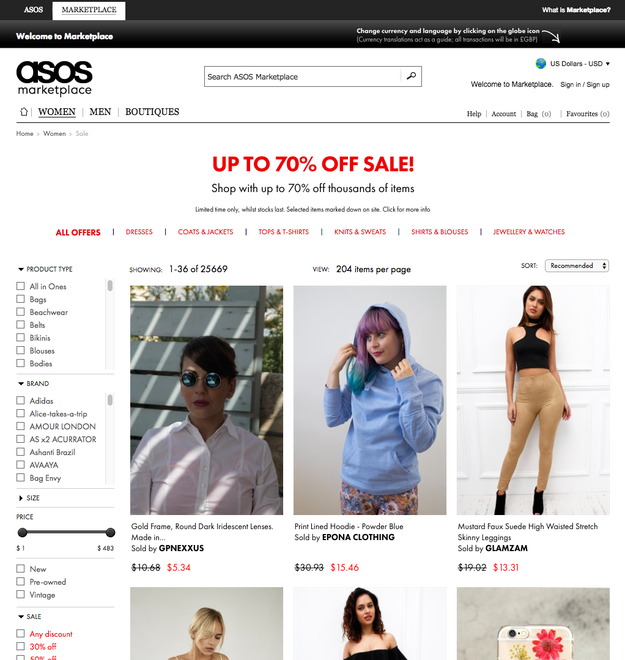 Asos Marketplace