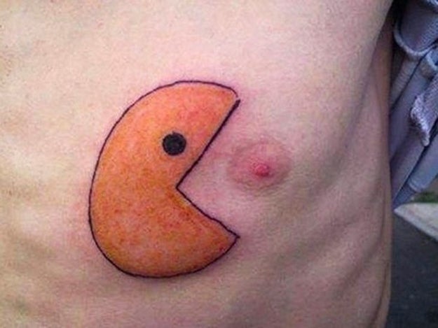 Pac Man no mamilo: