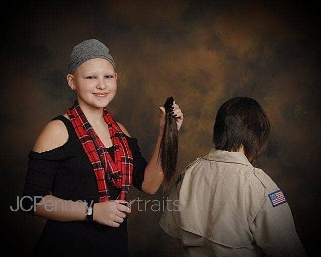 A 10-Year-Old Grew Out His Hair For Two Years To Make A Wig  display picture 1