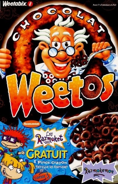 En ces temps lointains, les céréales du professeur Weetos étaient les meilleurs du monde: