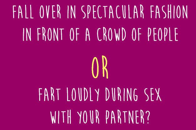 Would you rather questions dirty and funny