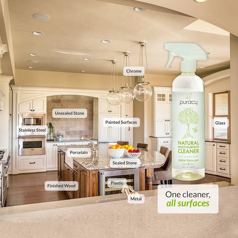 Promising review: "I have asthma and reactive airways, and this is the only cleaner I have found that doesn't make me cough or wheeze when I use it! I use it on everything from my quartz countertops to stainless steel appliances to bathroom surfaces. I can feel safe using this around my family and pets and know that not only am I cleaning household surfaces well but I'm not poisoning anyone with toxic ingredients! Love this stuff and will definitely be ordering again!" —Amanda W.Price: $13.29 (for a pack of two)