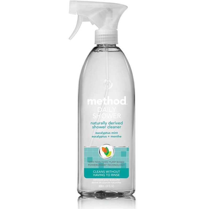 Promising review: Just spray and leave. My husband and I mist the shower after every use, even on the glass shower doors. No more scrubbing. This product helps keep the hard water stains, bacteria and mold away naturally. I love it!" —Amazon CustomerPrice: $2.99