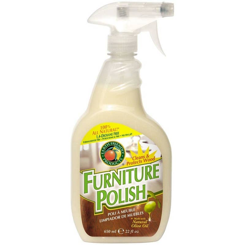 Promising review: "I ordered the Earth Friendly Furniture Polish because of so many positive reviews. After using the polish it is my turn to leave a positive review! I am amazed how well it works. The polish leaves a pleasant mild smell. So far I've used it on the oak kitchen cabinets, stair banister, and various furniture around the house. I recommend this furniture polish." —PalomoPrice: $8.53 (for a pack of two)