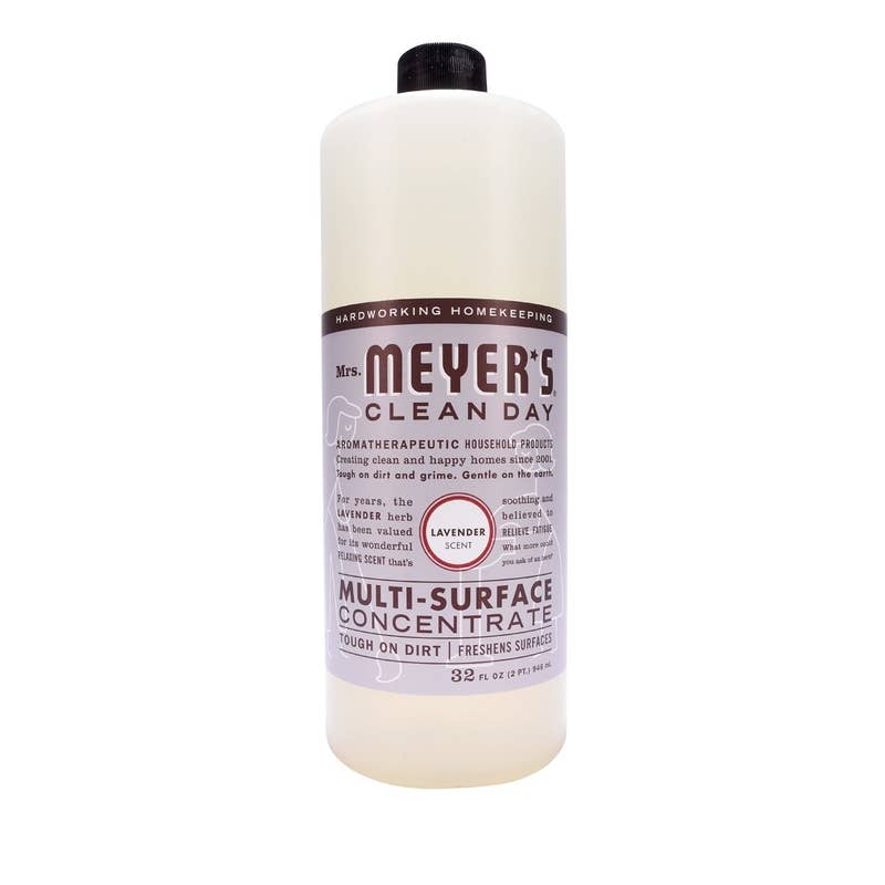 Promising review: "I love all Mrs. Meyer's products I've tried so far, but this is my favorite as it is SO economical! I've had a 32-ounce bottle for over a year and I only use this for all my cleaning. It cleans amazingly well, smells delicious, and I feel so much better using this than the harsh, chemical-laden stuff I used to use. I tried just vinegar & water for awhile, which is the cheapest (and arguably safest) cleaner, but I could not handle the awful smell. This is so cheap that I will never go back." —Chelsea HibbardPrice: $13.29 (for a pack of two)