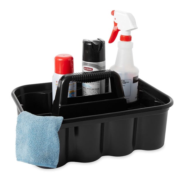 Carry all your cleaning supplies in one convenient place so you can pick up and move to your next cleaning destination with ease.