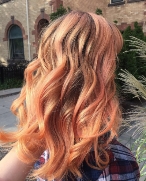 Image result for blorange hair