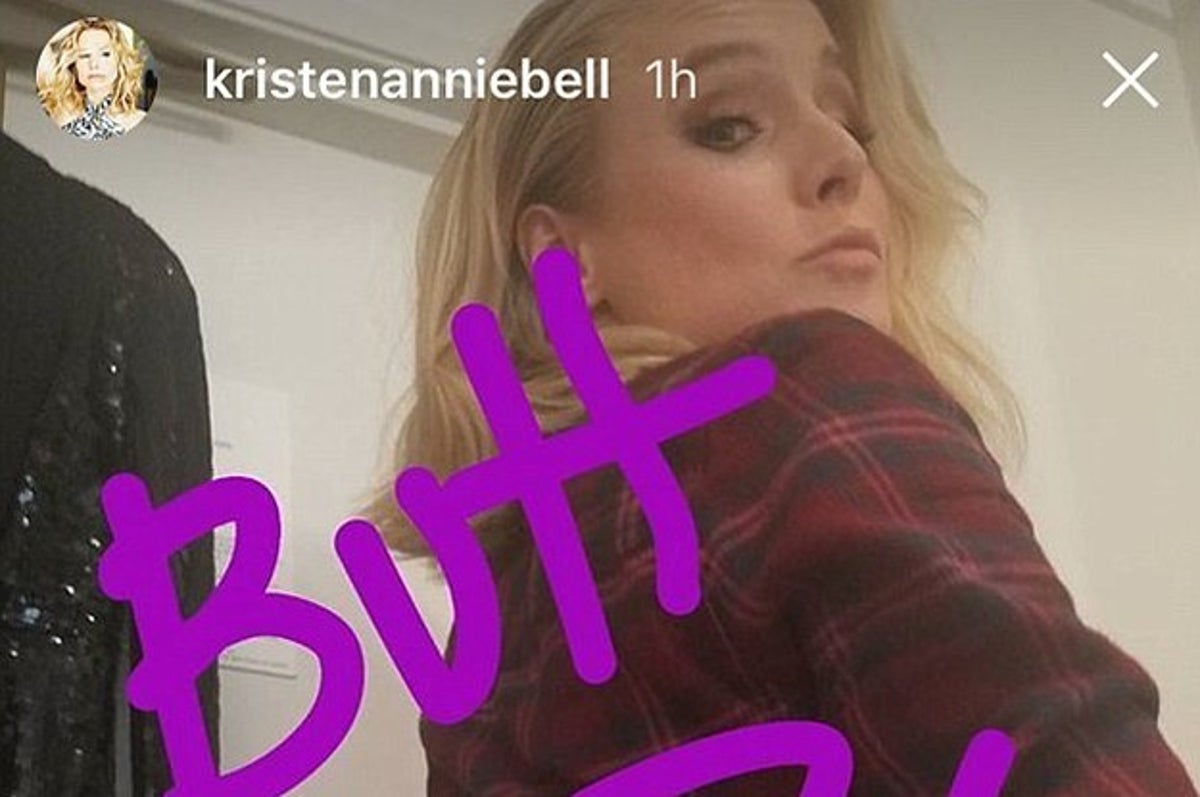 Yup, Kristen Bell Wore Butt Pads To The Golden Globes