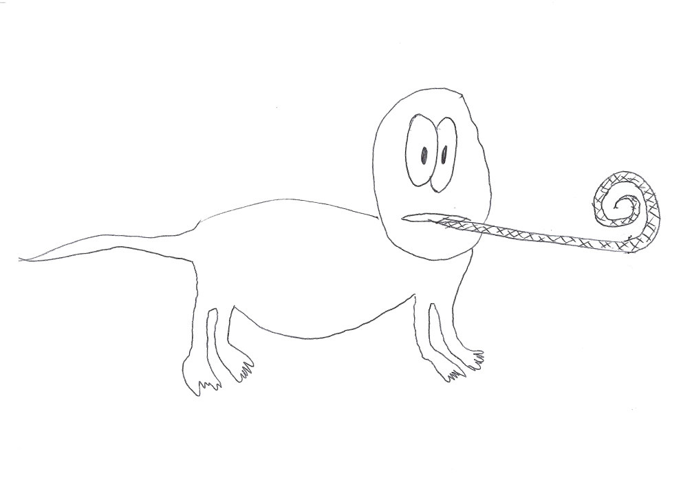 18 People Try To Draw A Chameleon From Memory