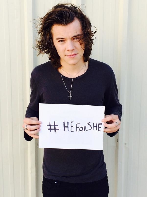 When he supported Emma Watson's UN #HeForShe program.
