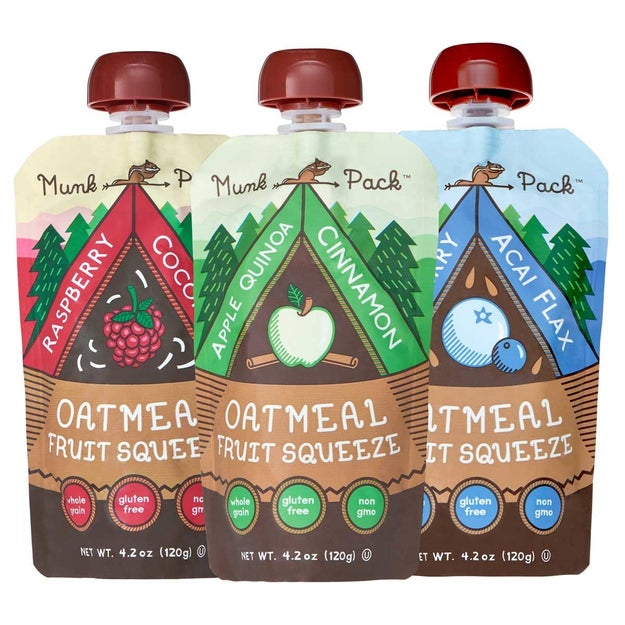 Oatmeal Fruit Squeeze from Munk Pack