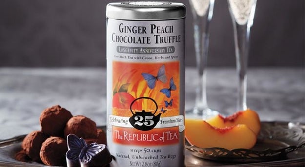 Ginger Peach Chocolate Truffle Black Tea from The Republic of Tea
