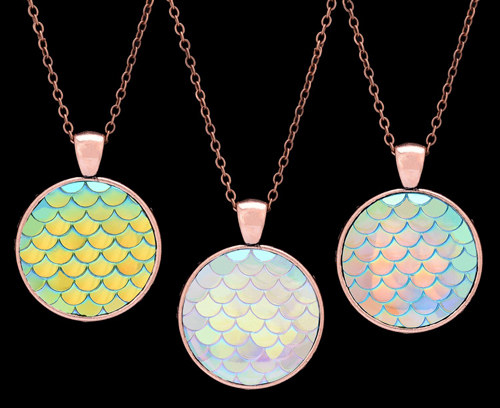 A magical mermaid-scales pendant that will reveal your inner sea goddess.